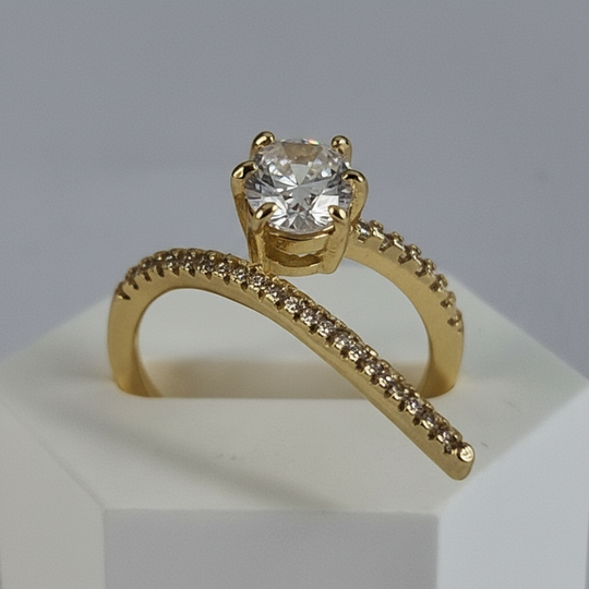 Ring Goud Cubic Zirkonia