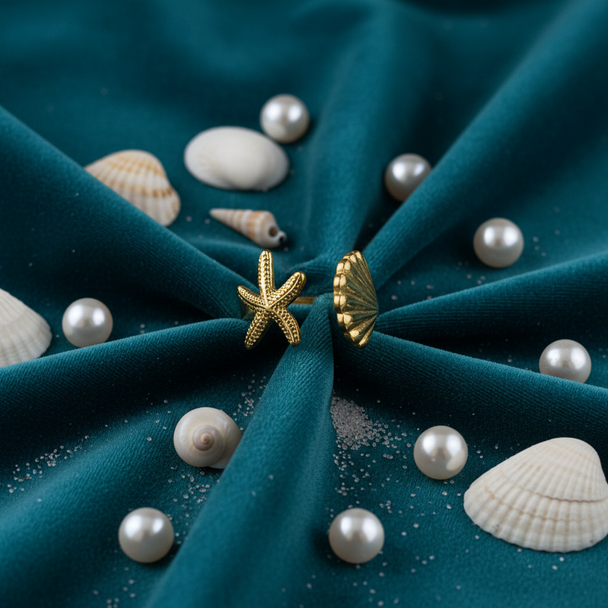 Creatieve strand styling met fluweel