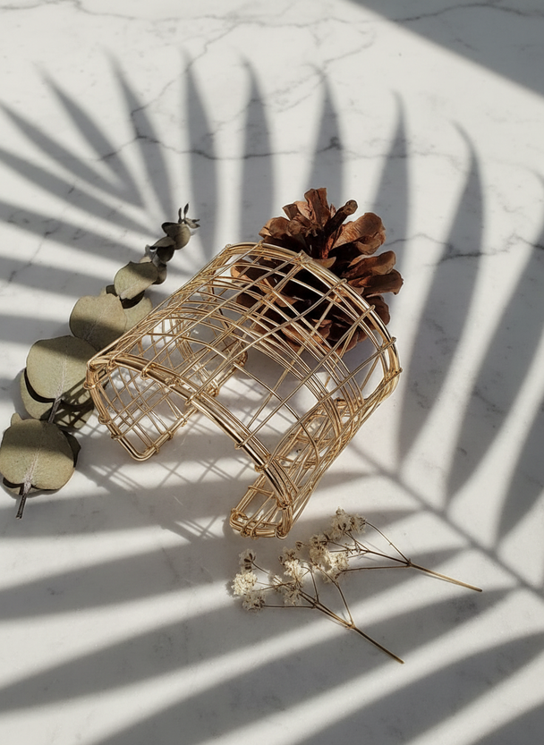 Wire Grid Manchet Armband