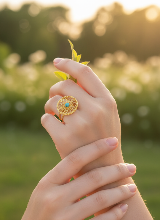 Bloemenring - Lifestyle modelfoto