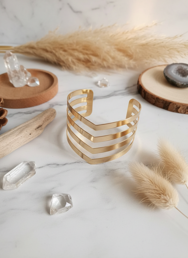 Zigzag Manchet Armband