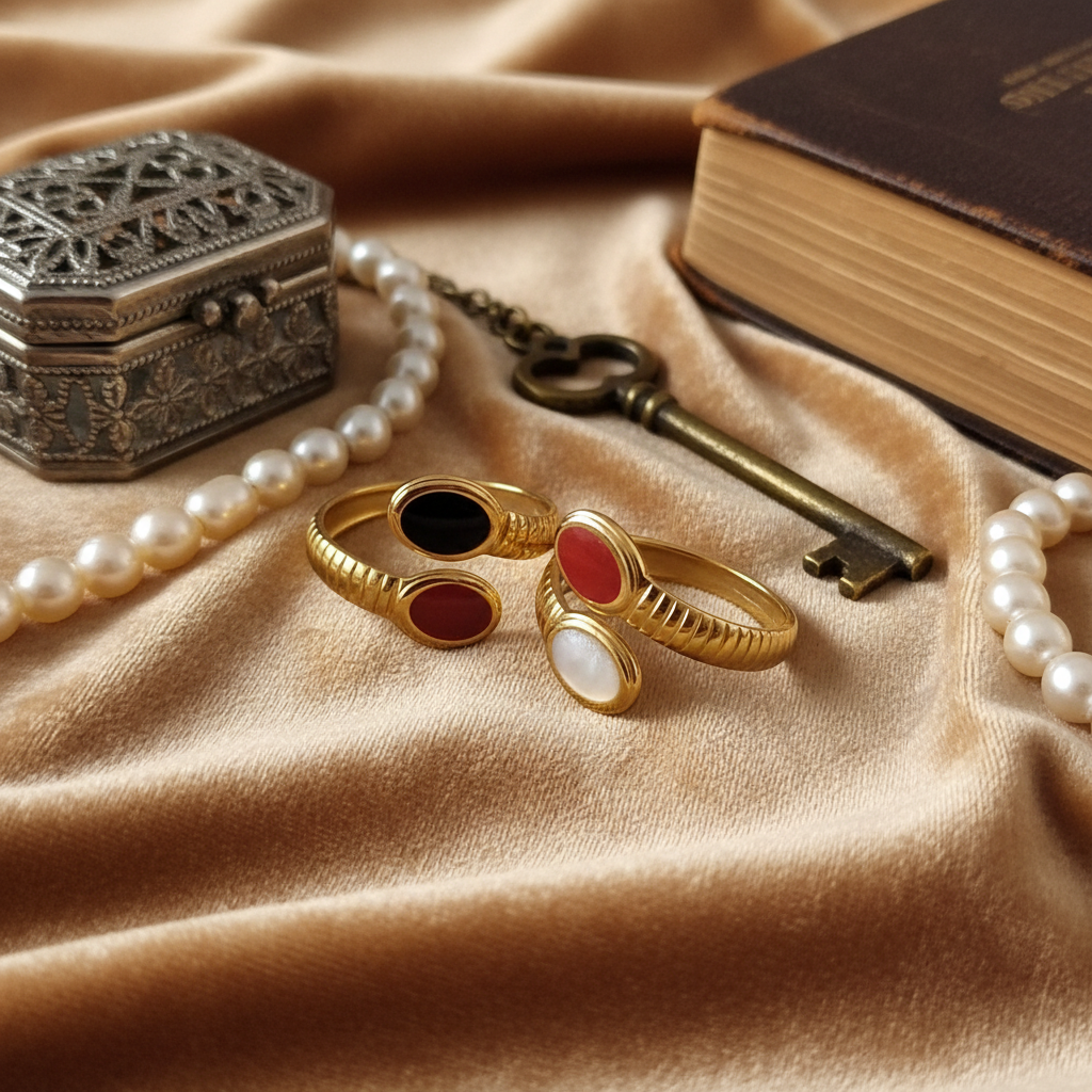 Creatieve styling alle kleuren vintage ringen