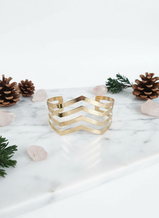 Zigzag Manchet Armband