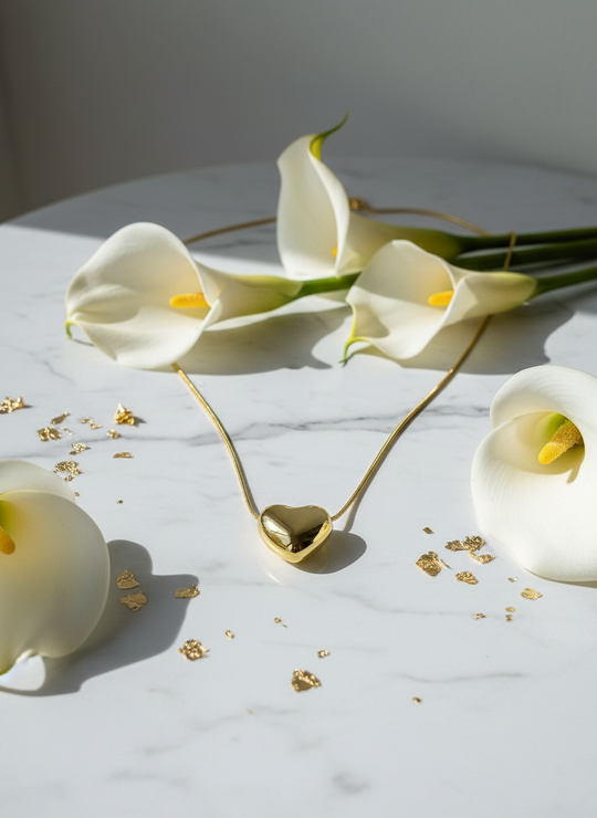 Hart Ketting Goud Zilver