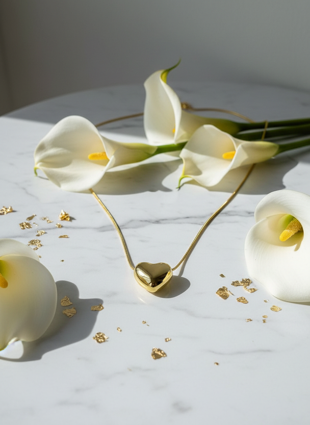 Hart Ketting Goud Zilver