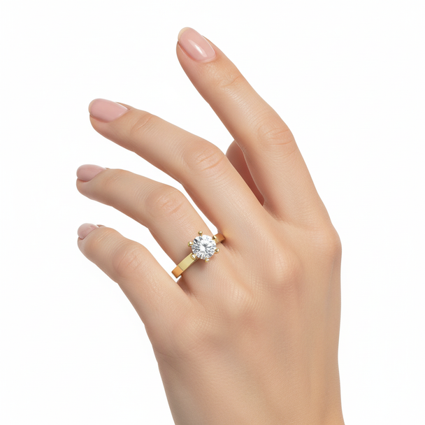 Solitaire Ring - Handmodel
