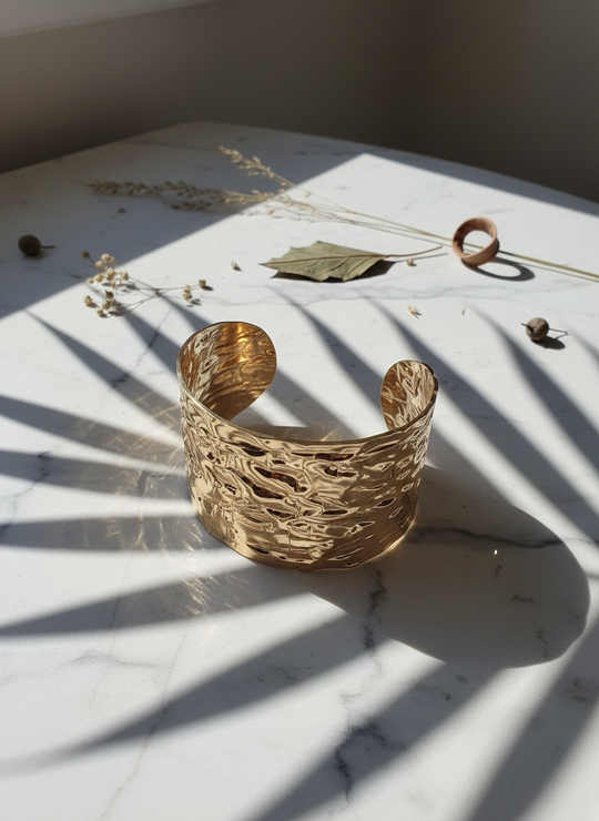 Manchet Armband Goud