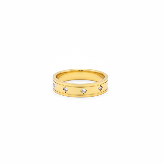 Zirkonia Ring Goud 18K
