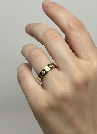 Vriendschapsring - Goud modelfoto