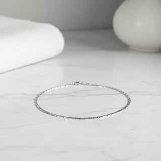 Zilver ketting 2mm massief 925 luxe product fotografie