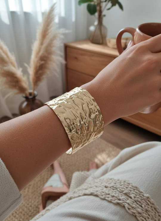 Manchet Armband Goud