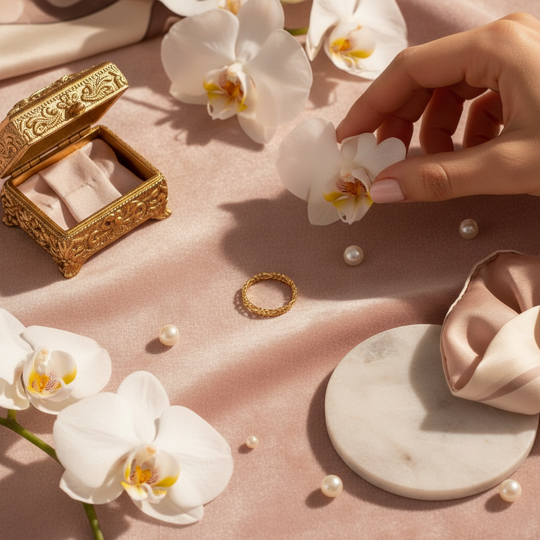 Ring Schakel 925 Zilver Goud