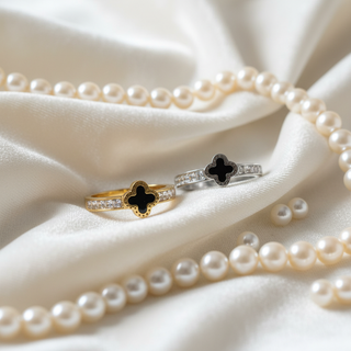 Creatieve styling beide kleuren met luxe elementen