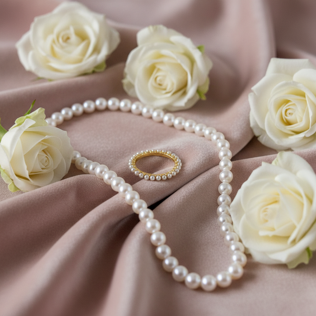 Creatieve styling met fluweel en rozen