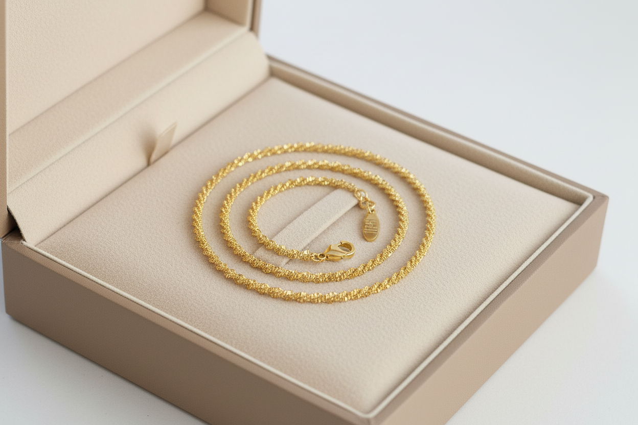 In neutrale luxe doos zonder logo