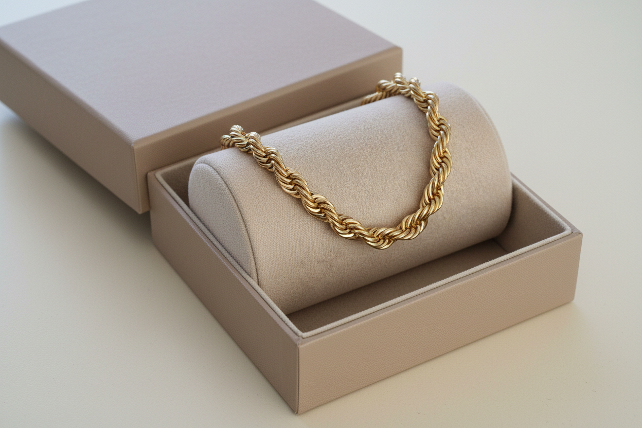 In neutrale luxe doos zonder logo