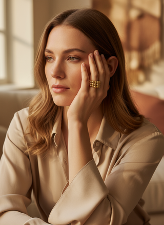 Lifestyle foto bolletjes ring