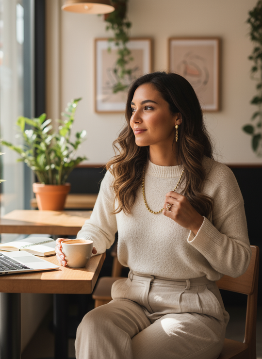 Lifestyle foto gouden bolletjes set