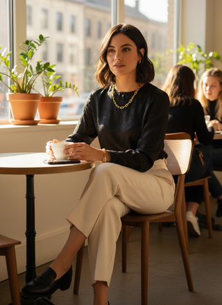 Lifestyle foto gouden schakelset