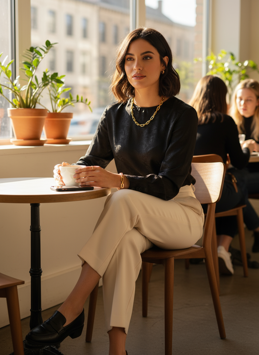 Lifestyle foto gouden schakelset