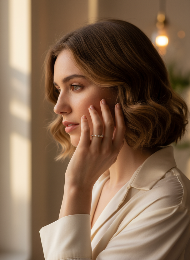 Lifestyle foto parel ring