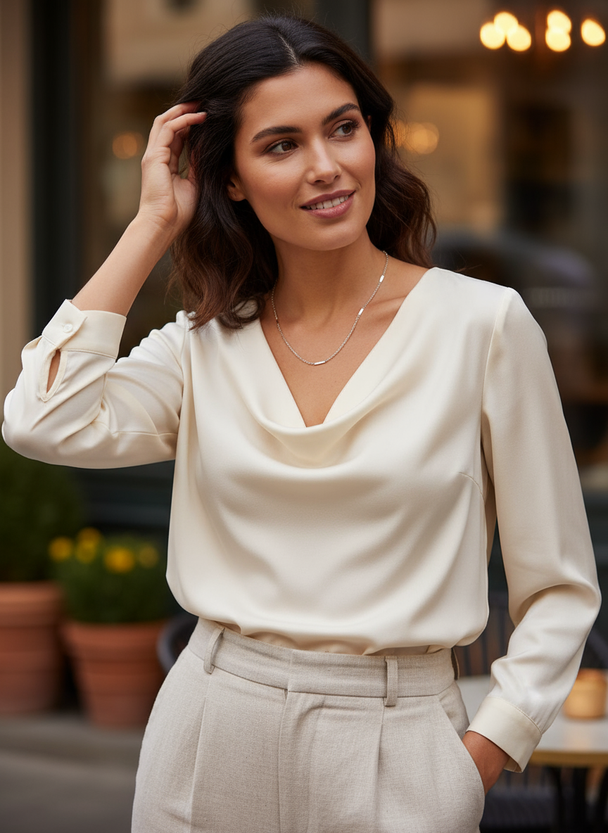 Lifestyle foto zilveren ketting