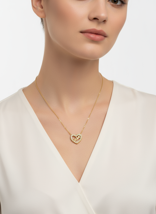 LOVE Hartjes Ketting - Elegant