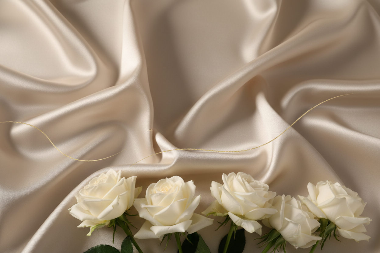 Luxe achtergrond met witte rozen