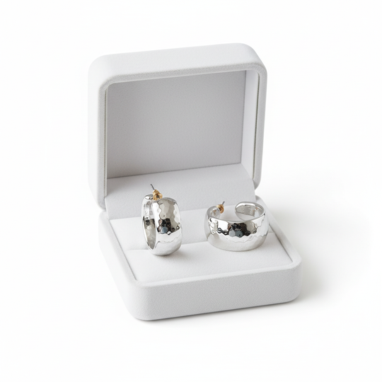 Chunky Hoops Zilver 2cm