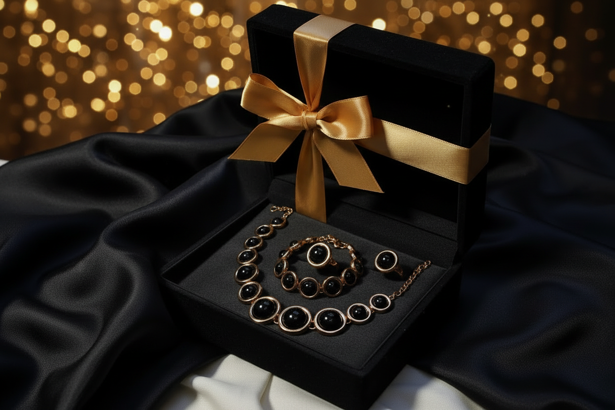 Luxe fluwelen geschenkdoos