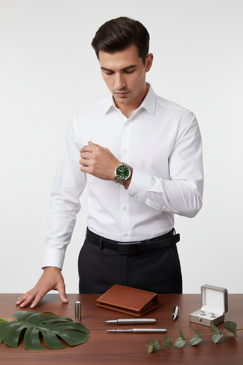 Luxe met groene accenten