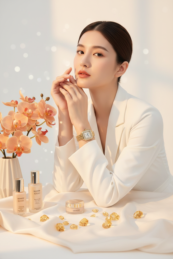 Luxe met warme orchideeën