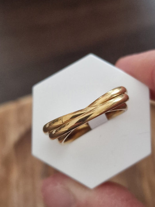 Mindfulness Ring Set - Anti-Angst - Rosé/Goud/Zilver