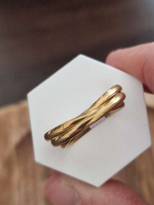 Mindfulness Ring Set - Anti-Angst - Rosé/Goud/Zilver