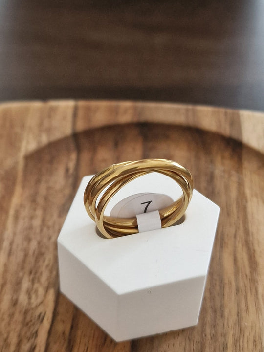 Mindfulness Ring Set - Anti-Angst - Rosé/Goud/Zilver