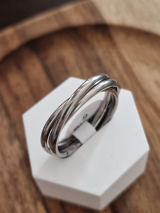 Mindfulness Ring Set - Anti-Angst - Rosé/Goud/Zilver