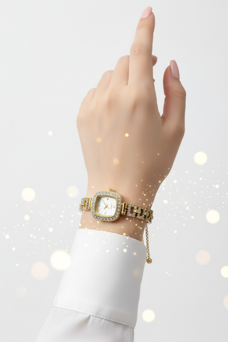 Minimalistische elegante foto met shimmer effecten