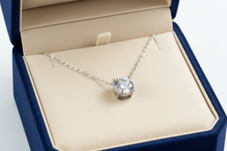 Moissaniet Ketting 2ct in Luxe Doosje