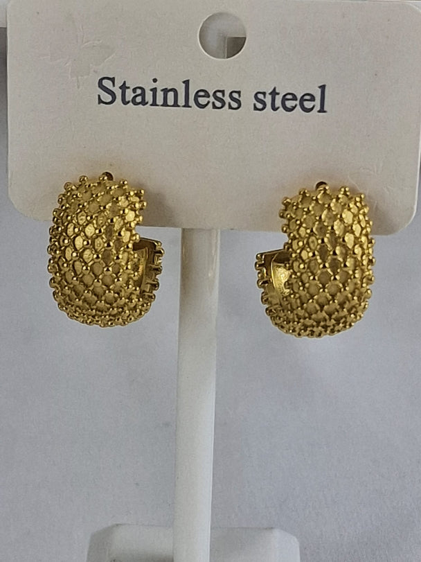 Retro Ronde Hoops Oorbellen - 18K Verguld - Goudkleurig