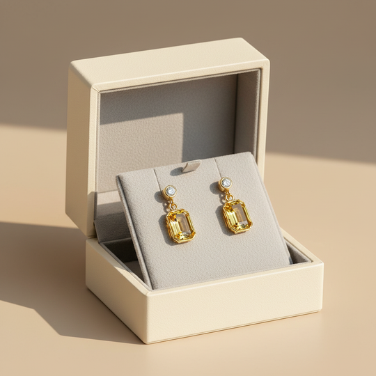 Oorknopjes in luxe doos