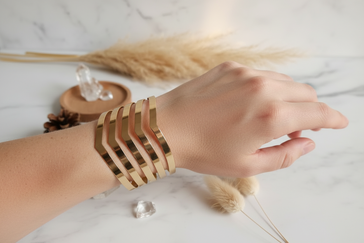 Op handmodel met natuurlijke pose