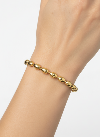 Ovale schakel armband productfoto