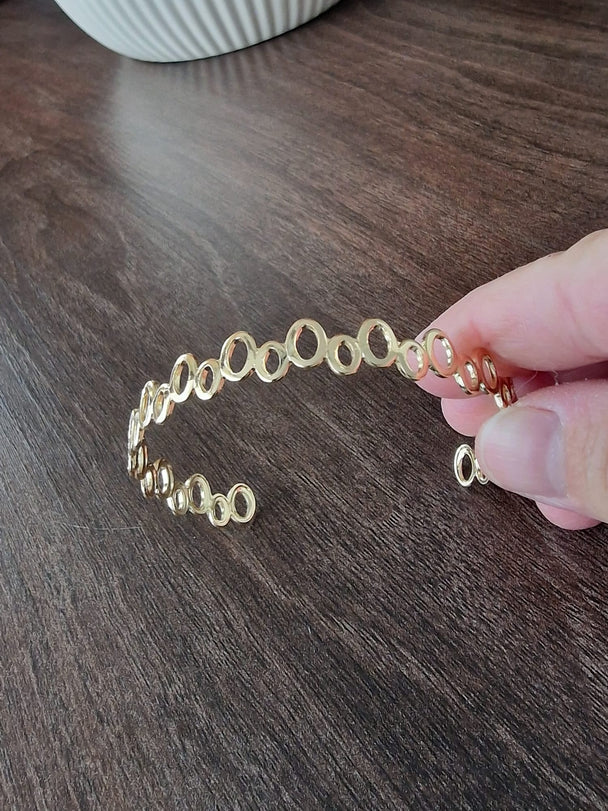 Verstellbares Damenarmband aus Kupfer