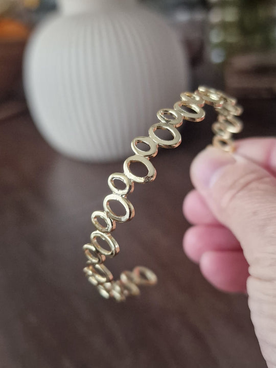 Verstellbares Damenarmband aus Kupfer