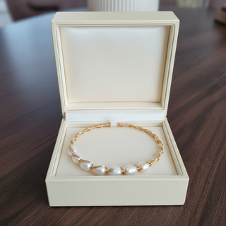 Parel armband in luxe doos