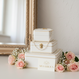 Parelketting luxe presentatie