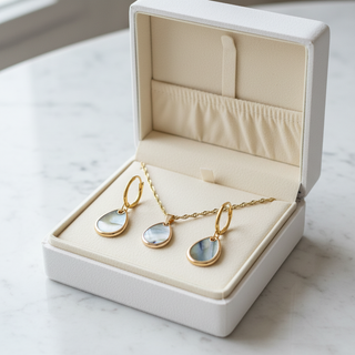 Parelmoer Set in Luxe Doos