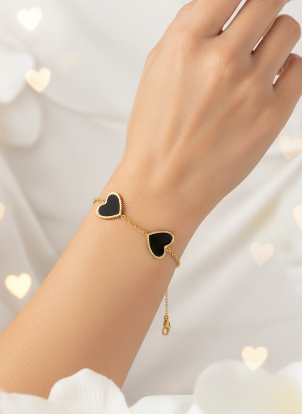 Professionele productfoto hartjes armband