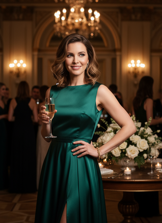 Rope armband bij elegant evenement