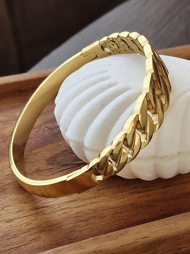 Lässiges Damenarmband, 18 Karat vergoldet